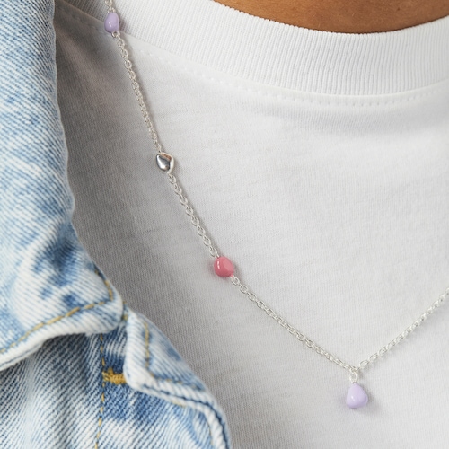 Collar de plata con motivos de esmalte TOUS Joy Bits