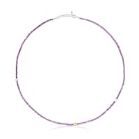 Silver vermeil and amethyst TOUS Joy Bits necklace