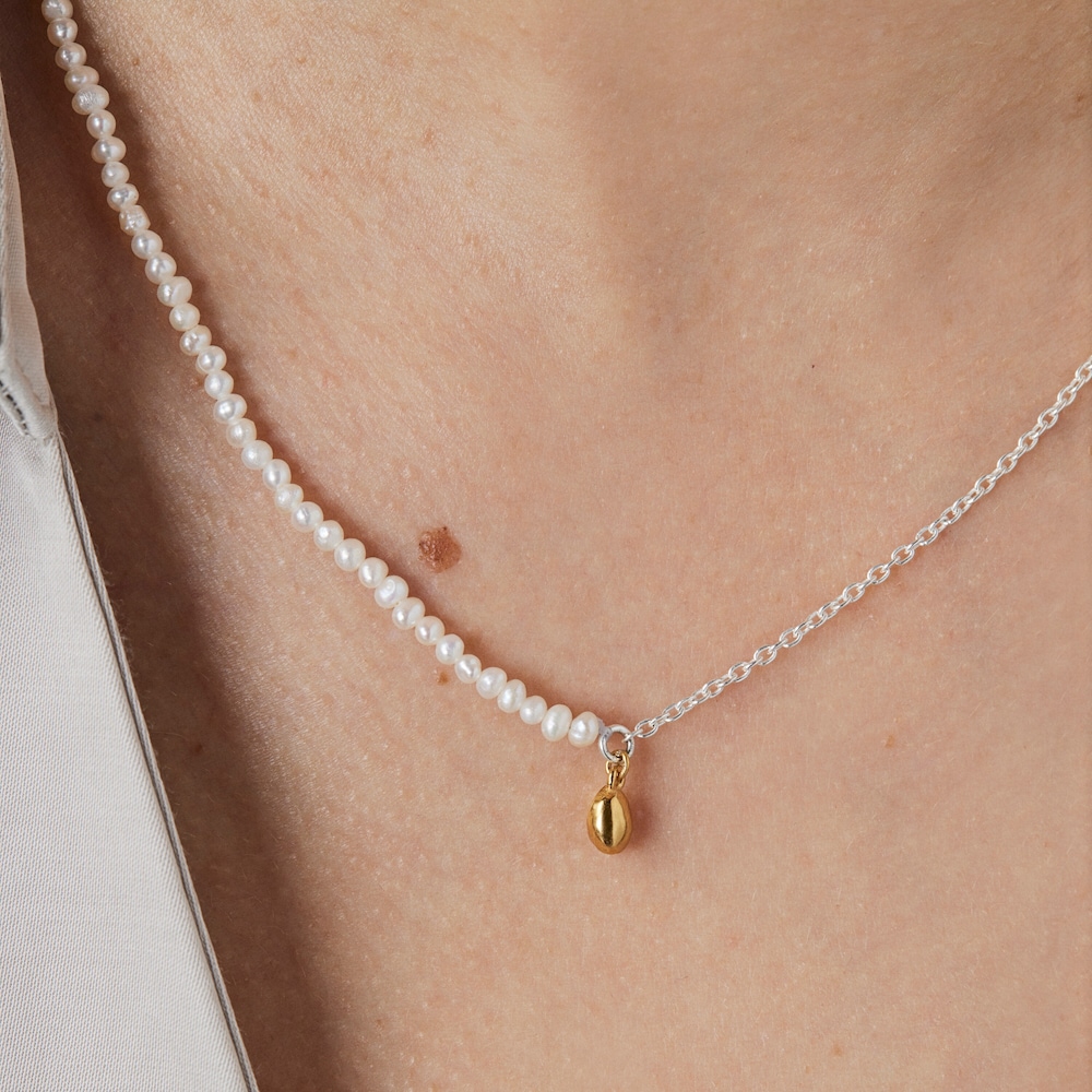 Collar bicolor con perlas TOUS Joy Bits