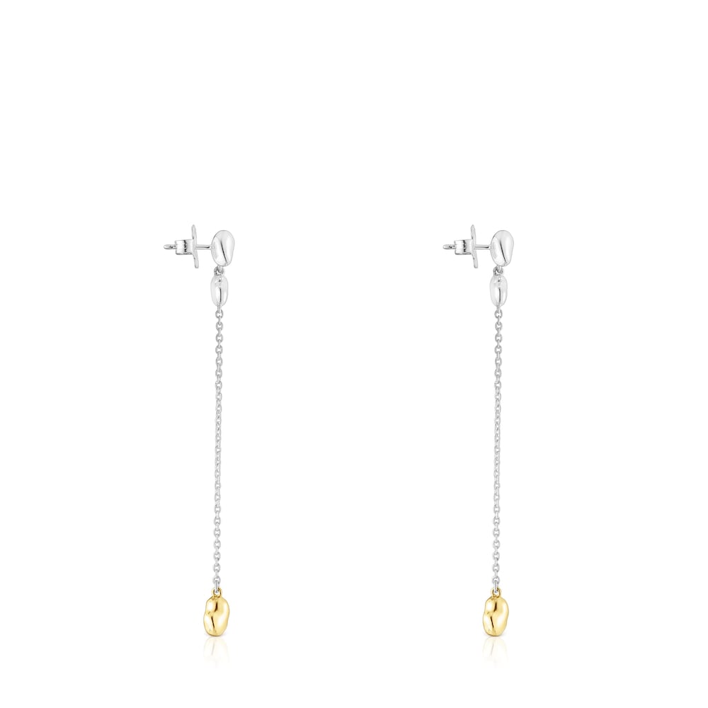 Aros bicolor largos TOUS Joy Bits