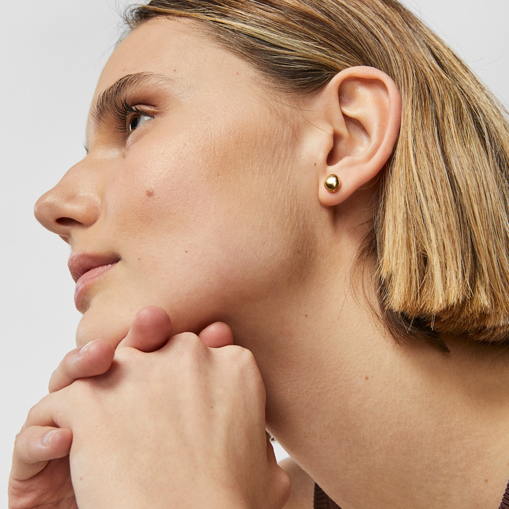 Lot de trois boucles d'oreilles TOUS Joy Bits en argent vermeil