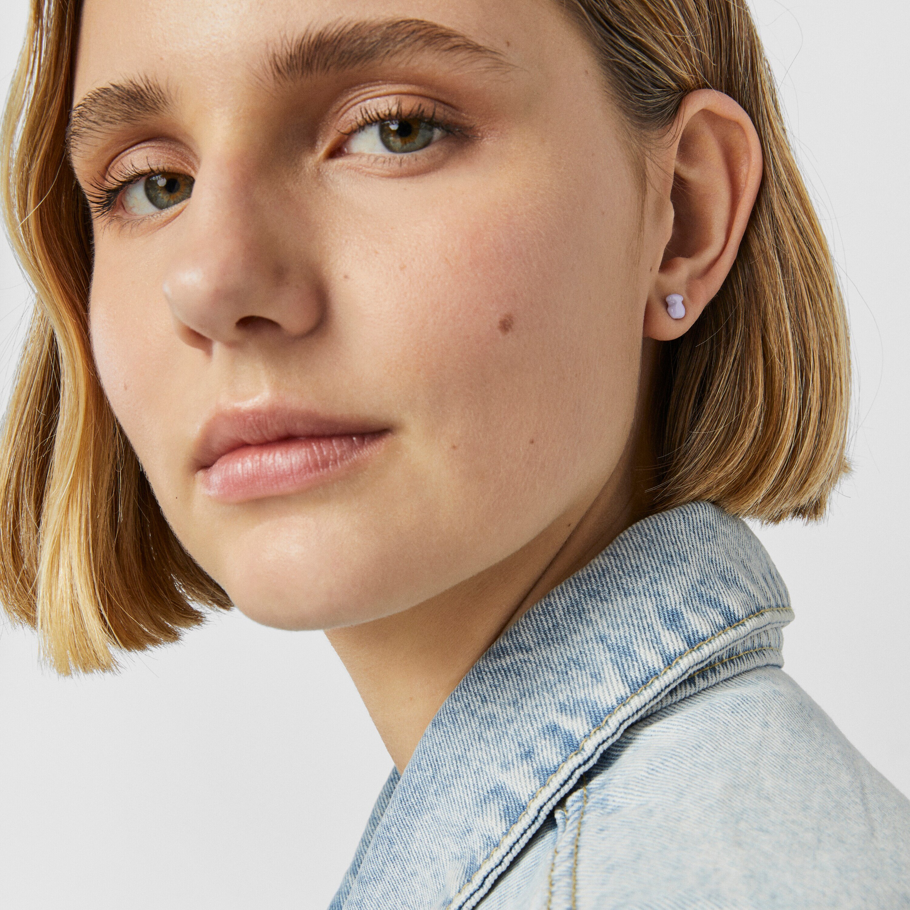 Pack of TOUS Joy Bits earrings with colored enamel motifs