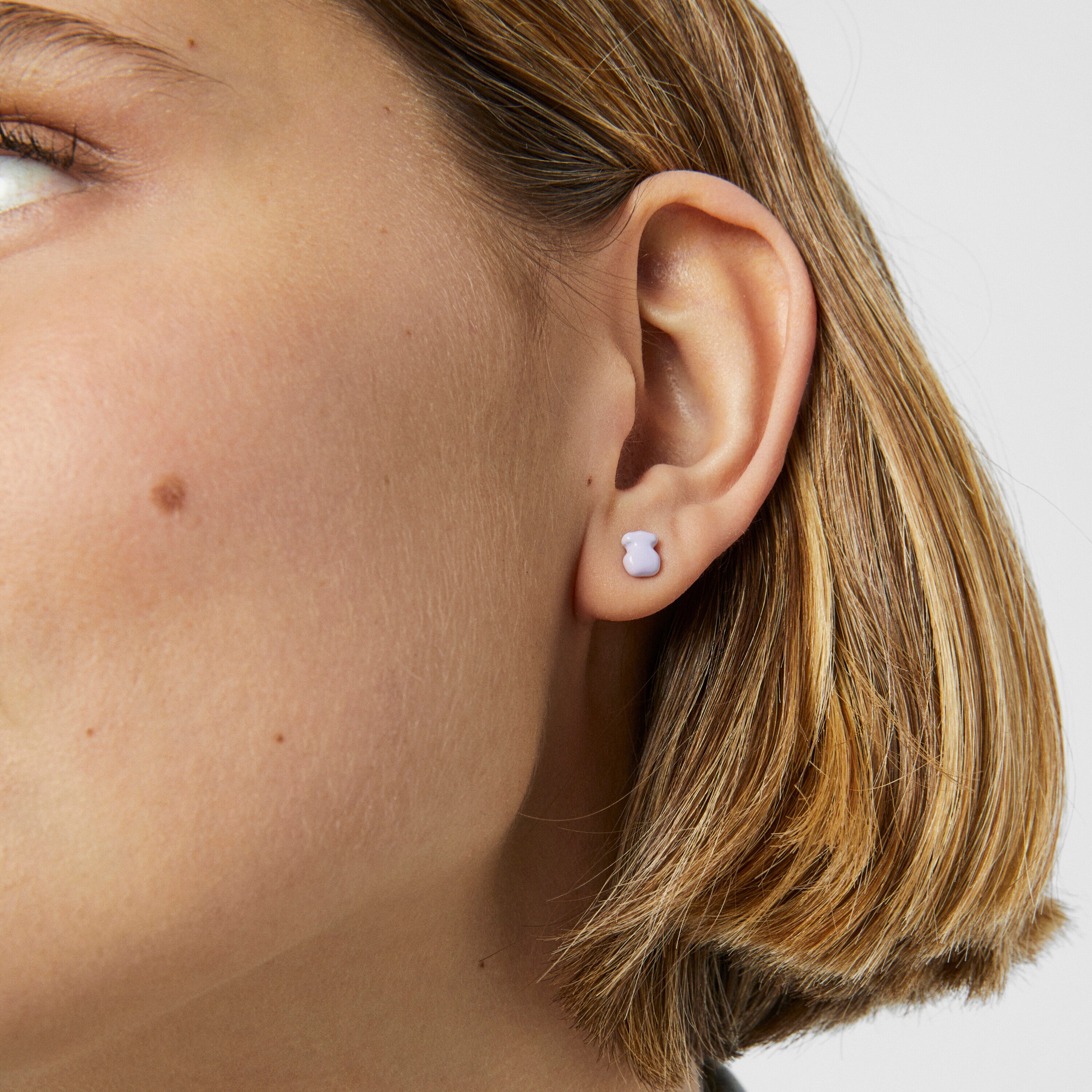 Pack of TOUS Joy Bits earrings with colored enamel motifs