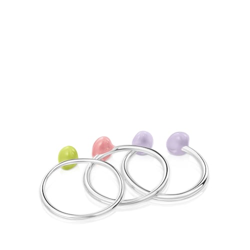 Two-tone TOUS Joy Bits ring with organic shapes
