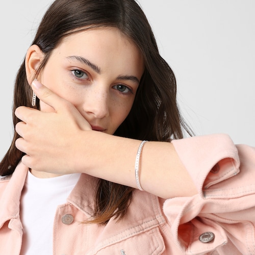 Pulseira em prata com silhuetas TOUS Bear Row