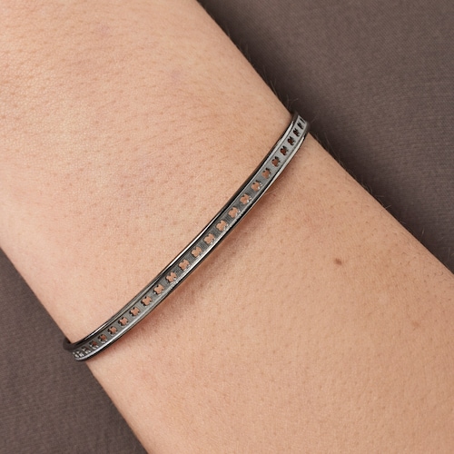 Pulseira dark silver com silhuetas TOUS Bear Row