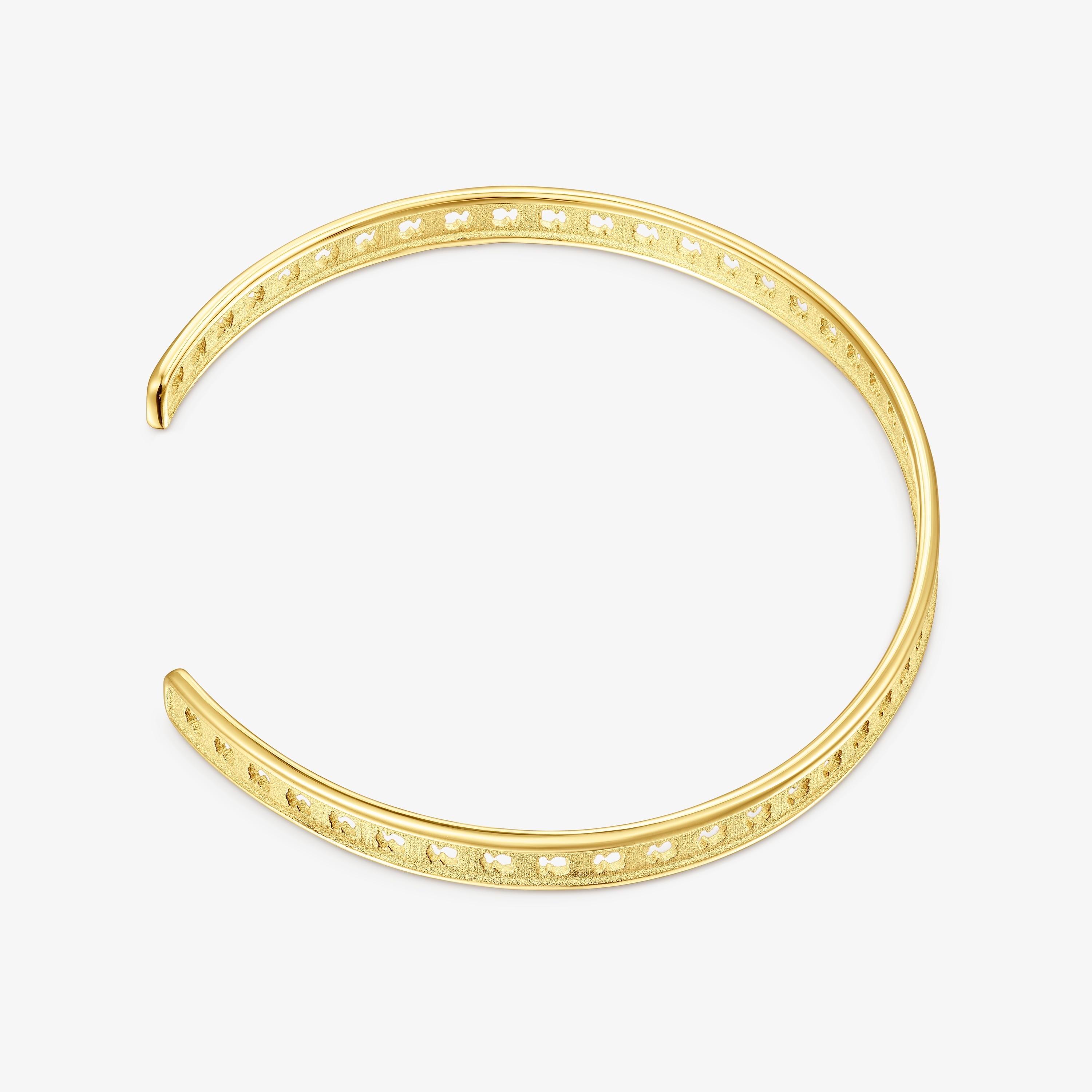Silver vermeil TOUS Bear Row bracelet with silhouettes