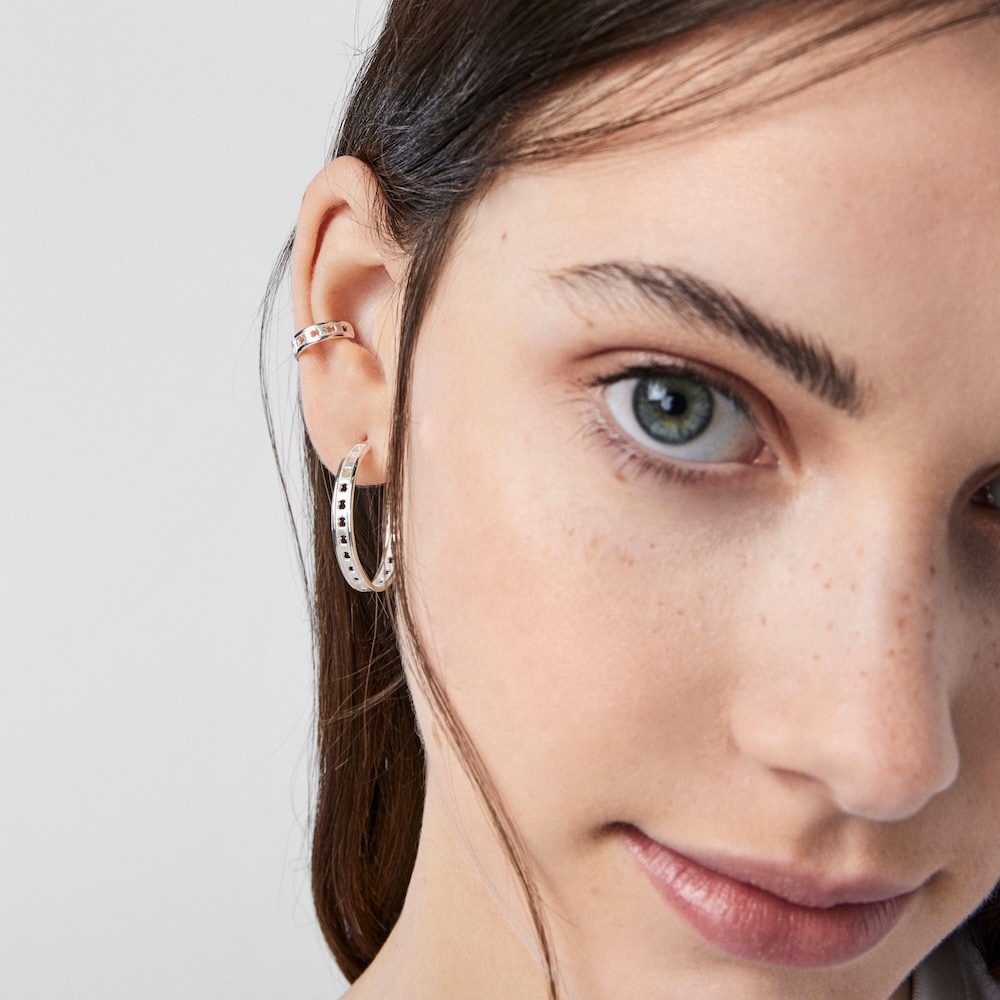 Earcuff de plata con siluetas de oso TOUS Bear Row image number 4