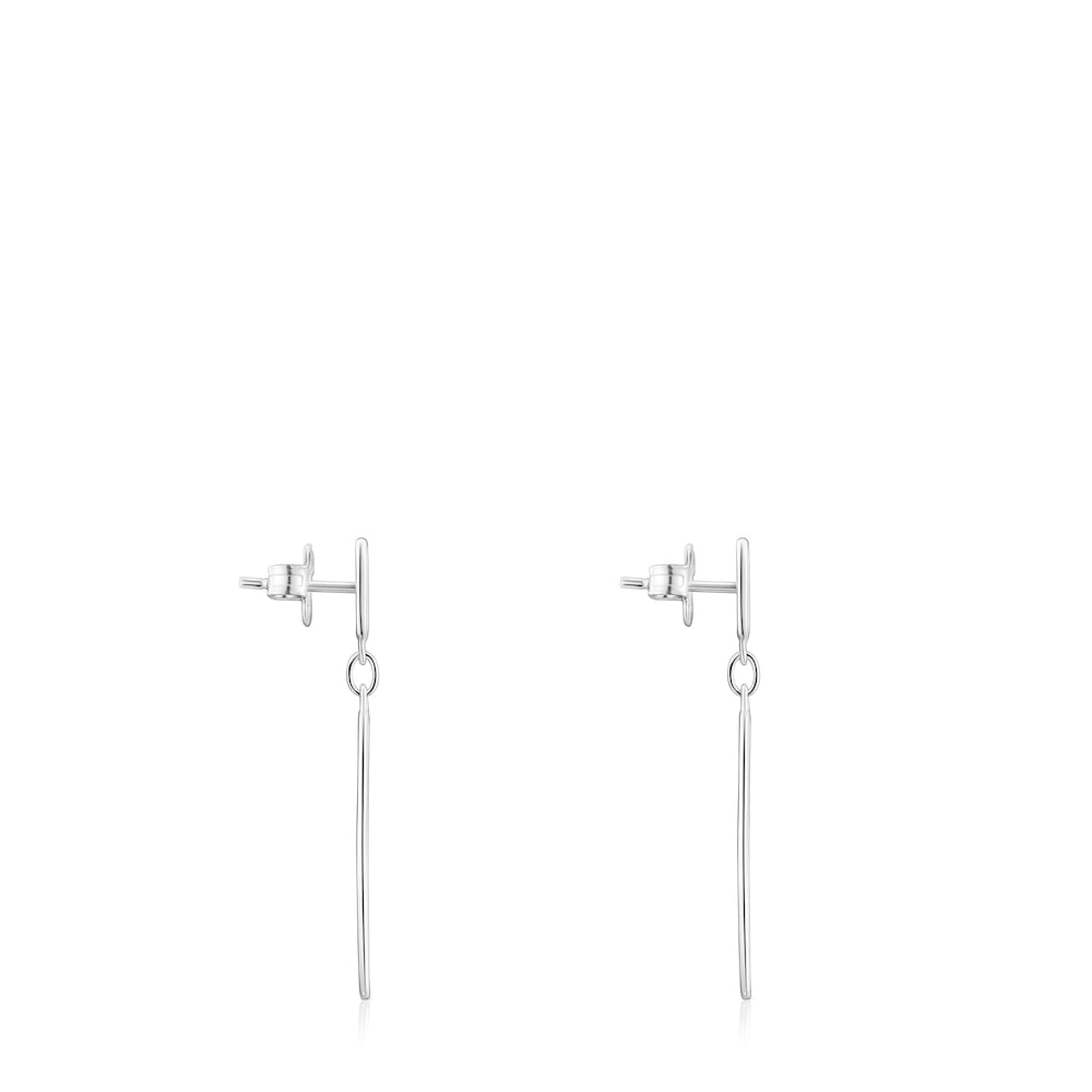 Silver TOUS Bear Row earrings with bear silhouettes