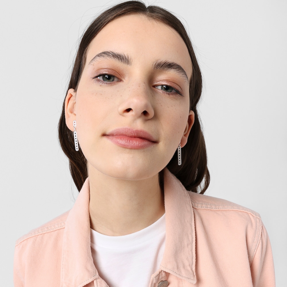 Silver TOUS Bear Row earrings with bear silhouettes