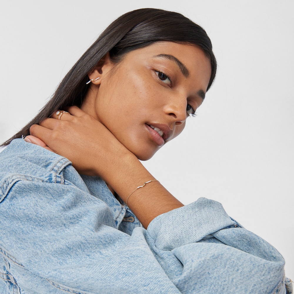 Bransoletka TOUS Beach wykonana ze złota z diamentami