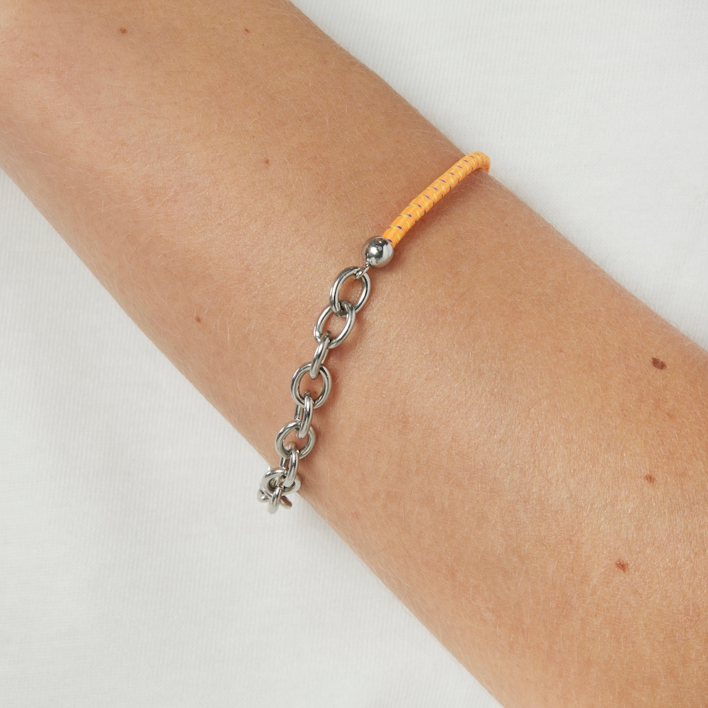 Pulsera el&aacute;stica naranja TOUS Beach Elastic