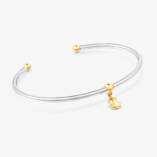 Pulsera bicolor con motivo oso Beach