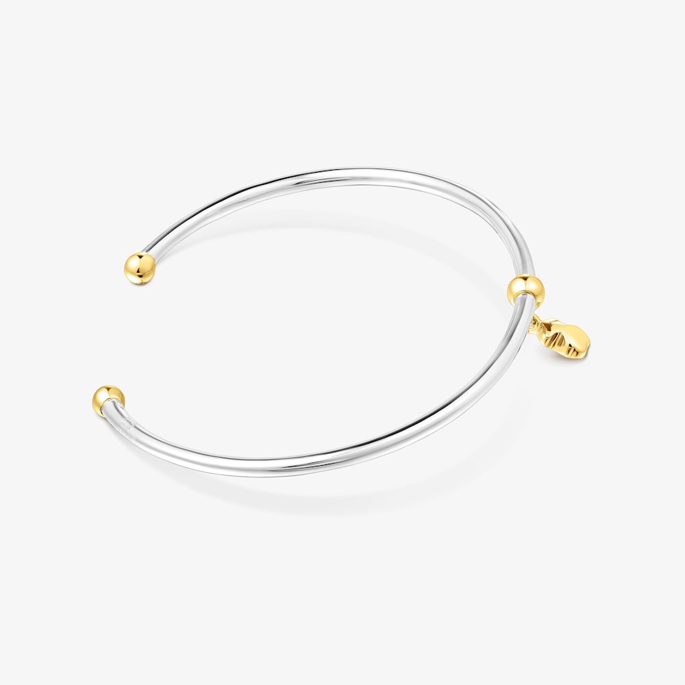 Pulsera bicolor con motivo oso Beach