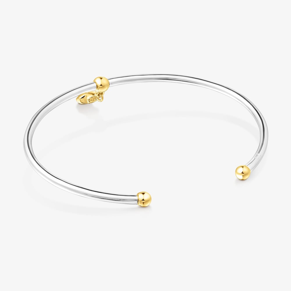 Pulsera bicolor con motivo oso Beach