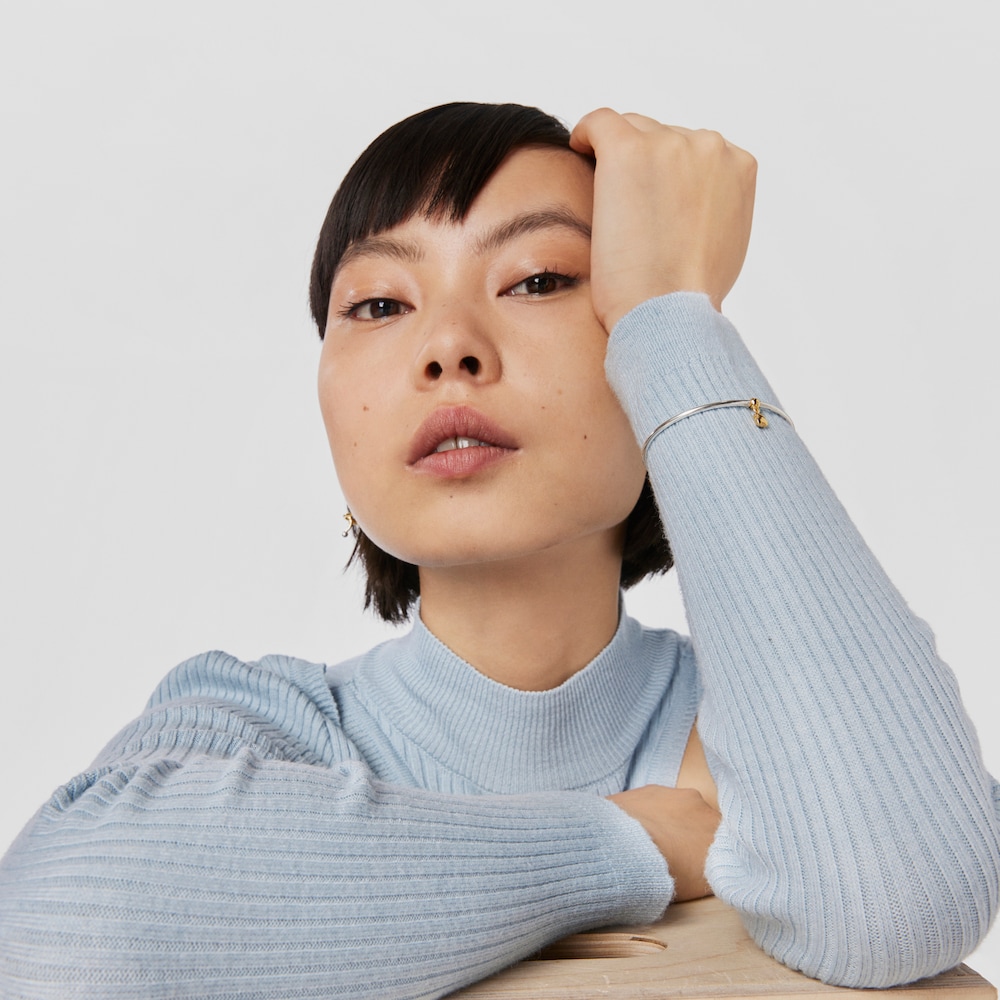 Pulsera bicolor con motivo oso Beach