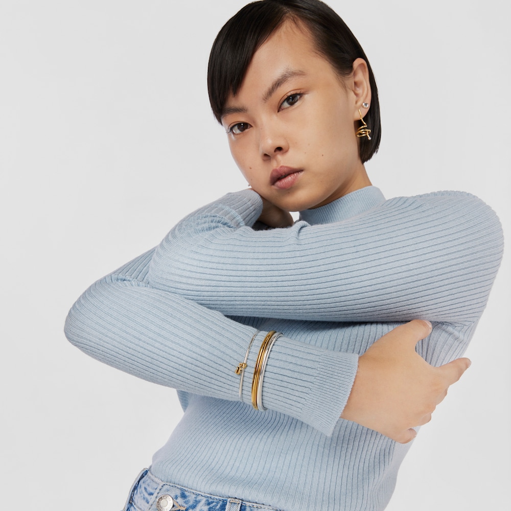 Pulsera bicolor con motivo oso Beach