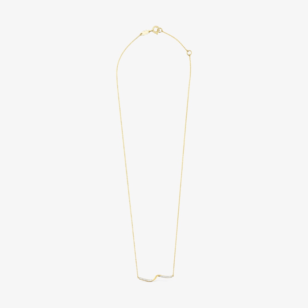 Halskette TOUS Beach aus Gold mit Diamanten