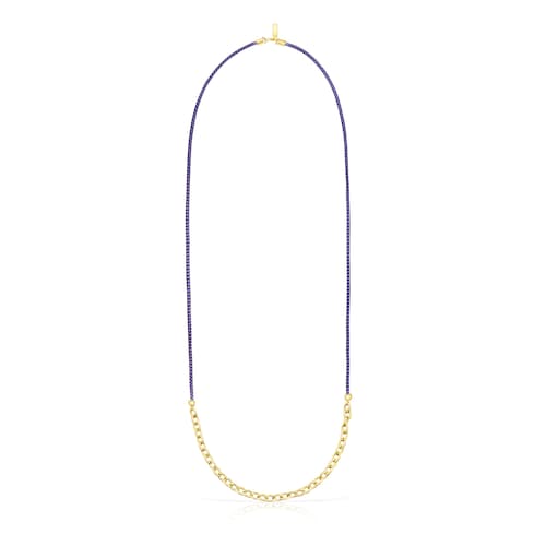 80 cm blue TOUS St Tropez Elastic necklace
