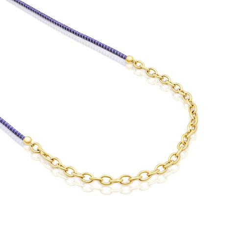 80 cm blue TOUS St Tropez Elastic necklace