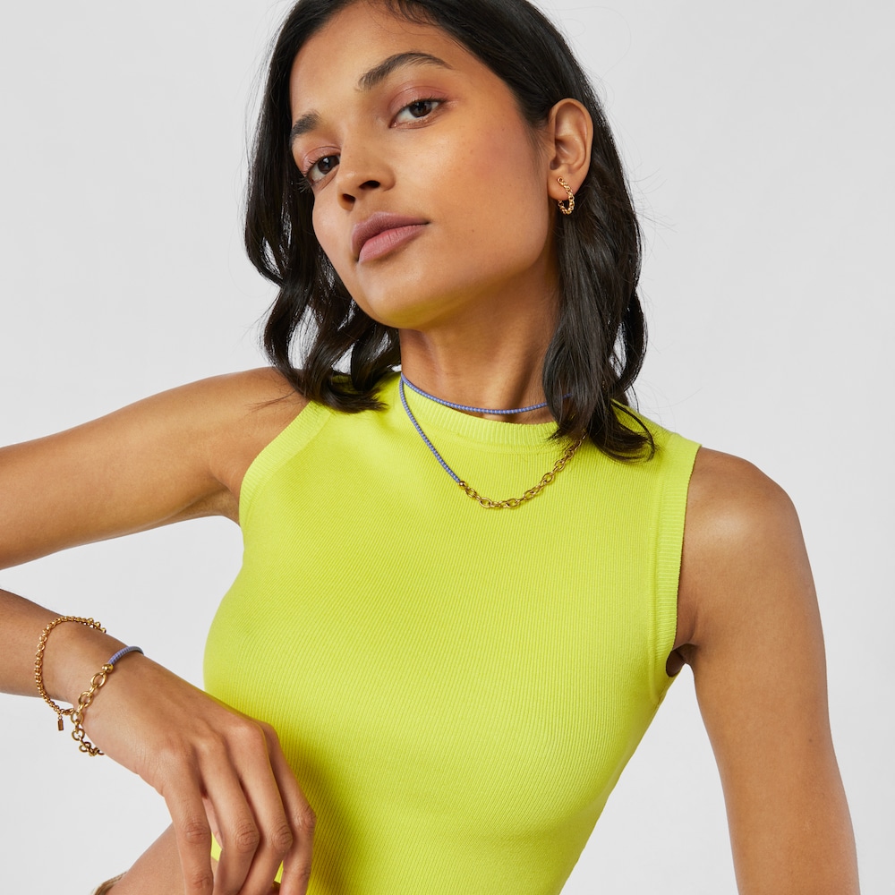 Collar el&aacute;stico azul 80 cm TOUS Beach Elastic