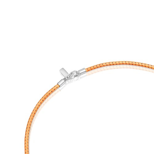Collar elástico naranja 43 cm TOUS St Tropez Elastic