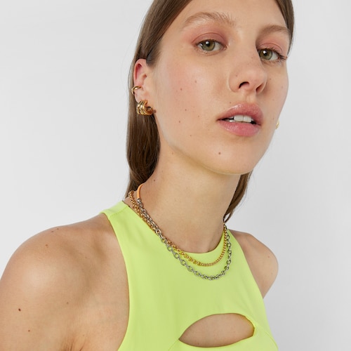 Collar elástico naranja 43 cm TOUS St Tropez Elastic