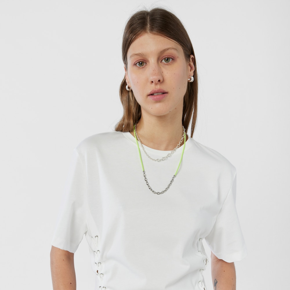 60 cm lime TOUS Beach Elastic necklace