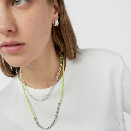 60 cm lime TOUS St Tropez Elastic necklace