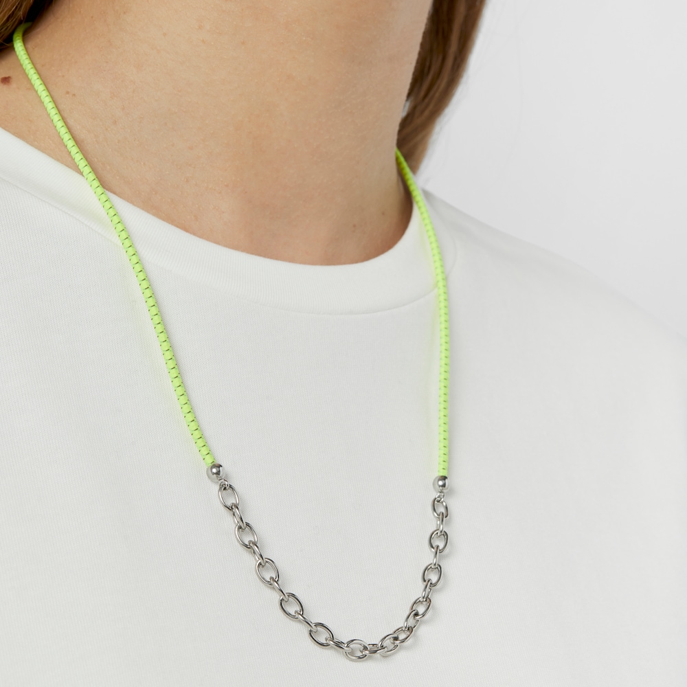 60 cm lime TOUS Beach Elastic necklace