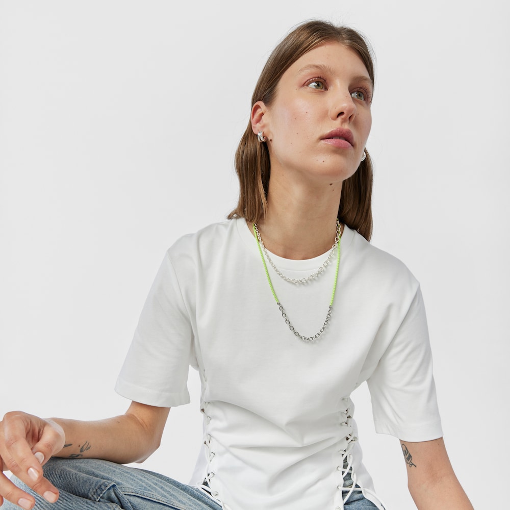 60 cm lime TOUS Beach Elastic necklace