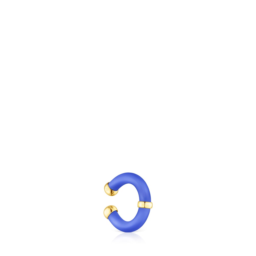 and silver vermeil TOUS St Tropez Caucho Earcuff