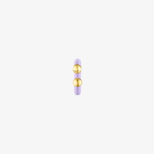 Bague d&rsquo;oreille TOUS Beach Caucho avec argent vermeil de couleur lilas