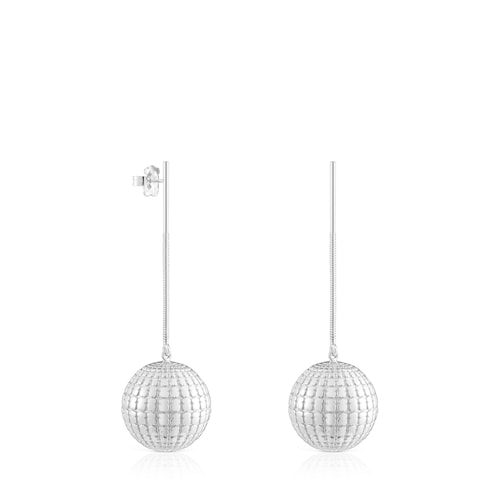 Orecchini lunghi in argento Belinda X TOUS