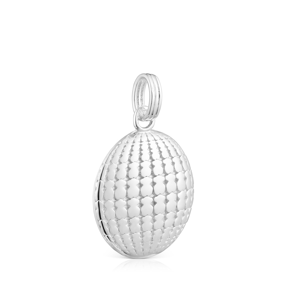 Pingente TOUS Beach Disco em prata ursos 22&nbsp;mm