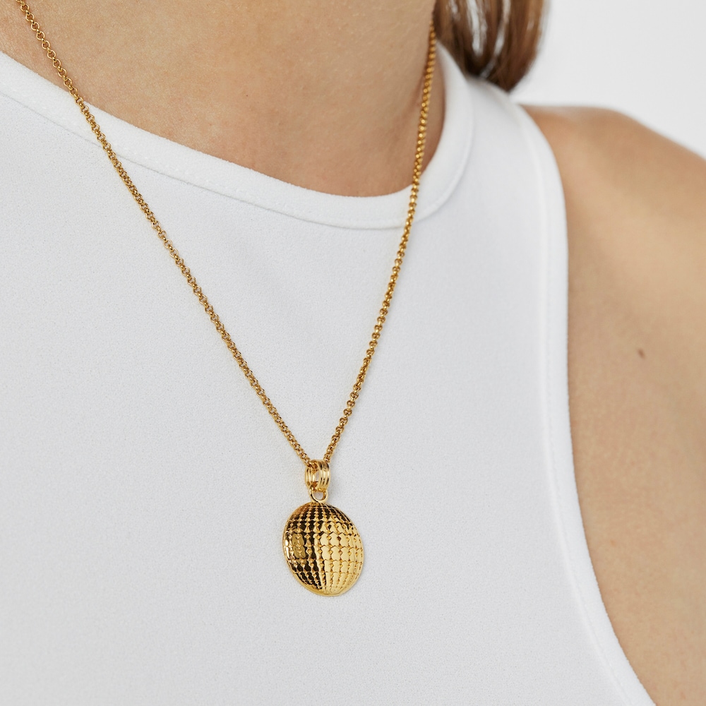 Silver vermeil TOUS Beach Disco bear Pendant 18 mm