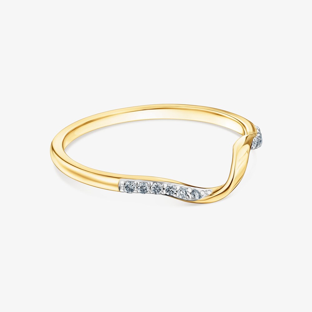 Anel espiral TOUS Beach em ouro e diamantes