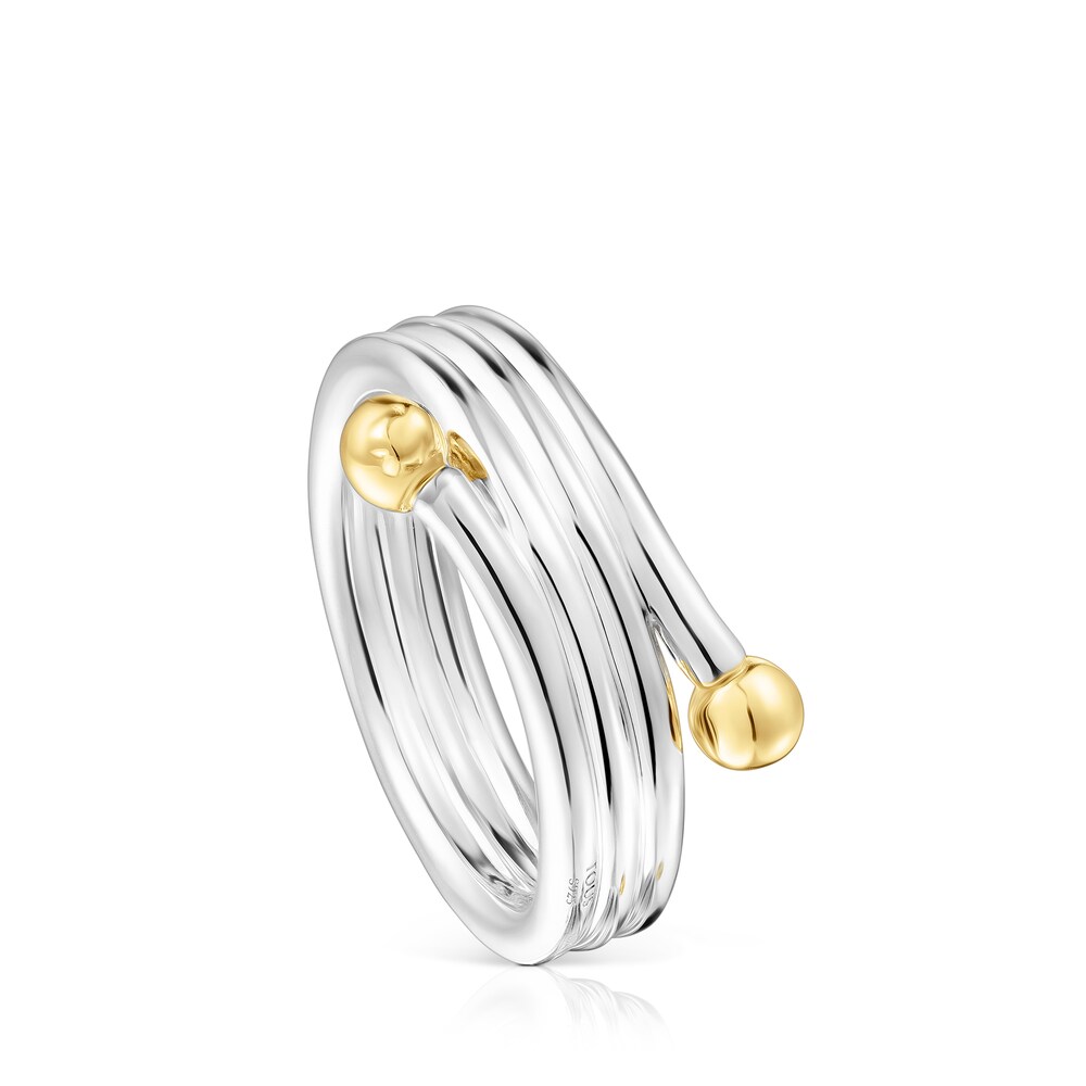 Anillo triple bicolor St Tropez image number 0