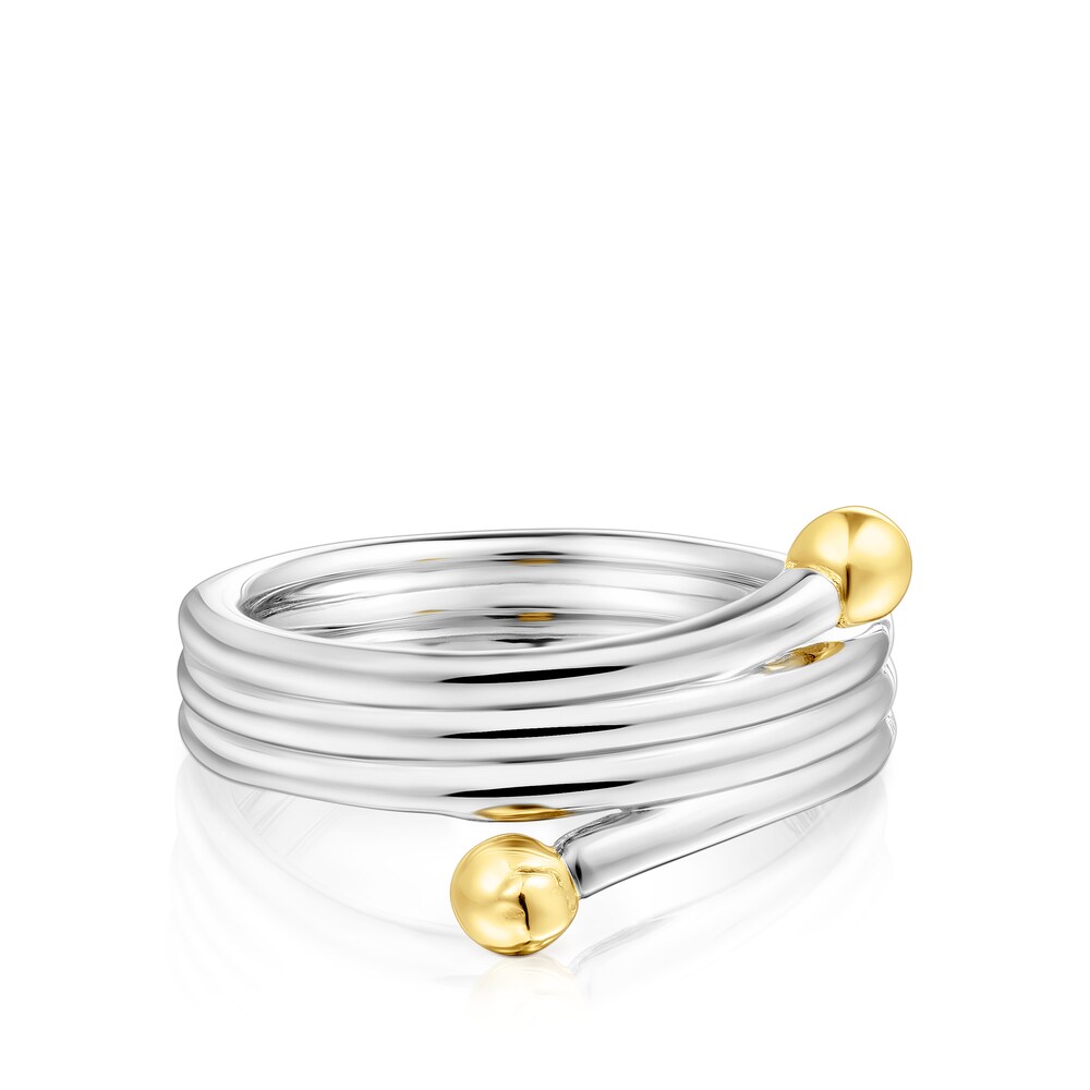 Anillo triple bicolor St Tropez image number 1