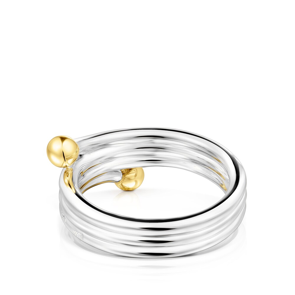 Anillo triple bicolor St Tropez image number 2