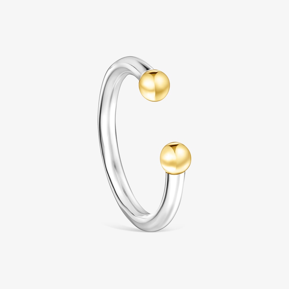 Anillo abierto bicolor Beach