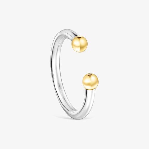 Anillo abierto bicolor Beach