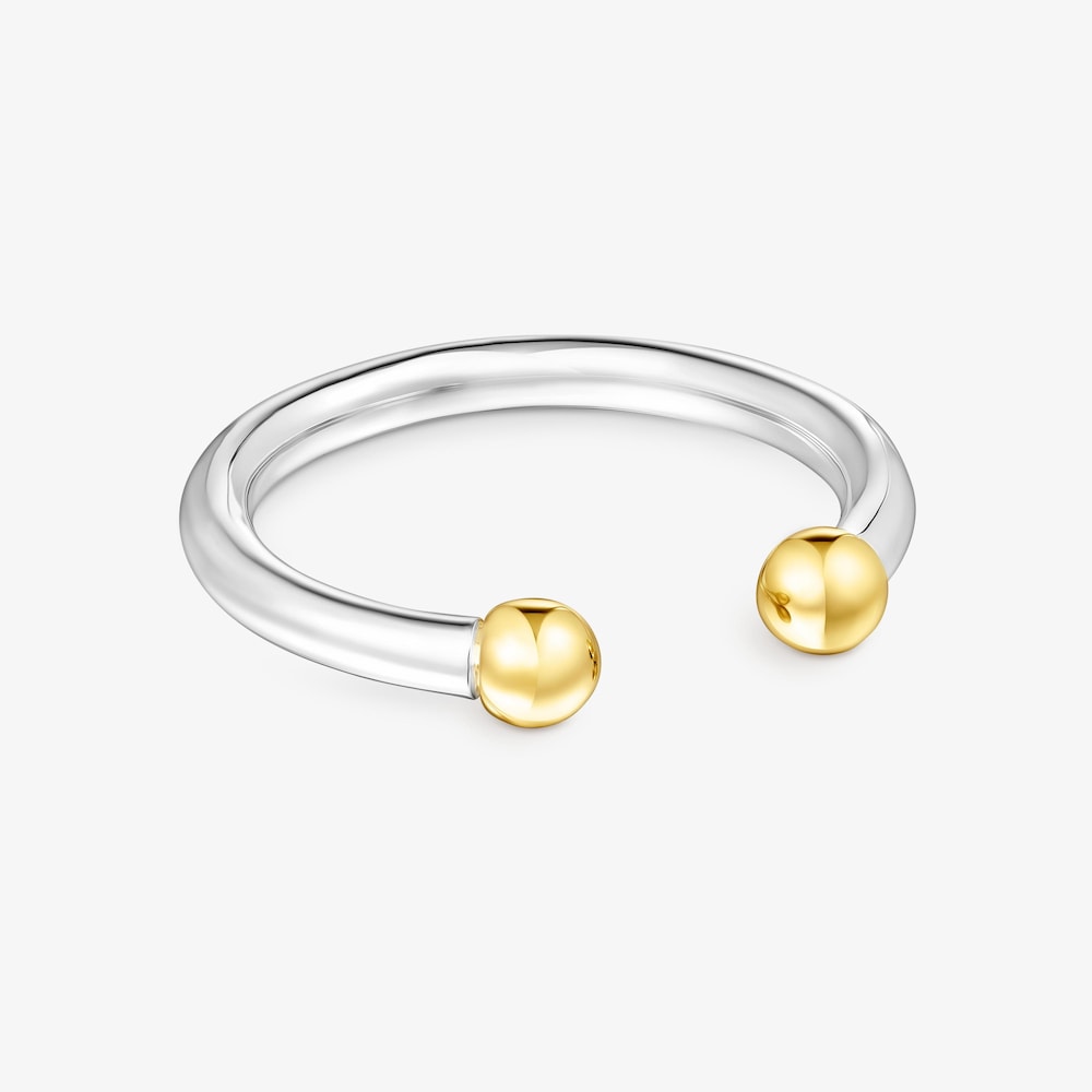 Anillo abierto bicolor Beach