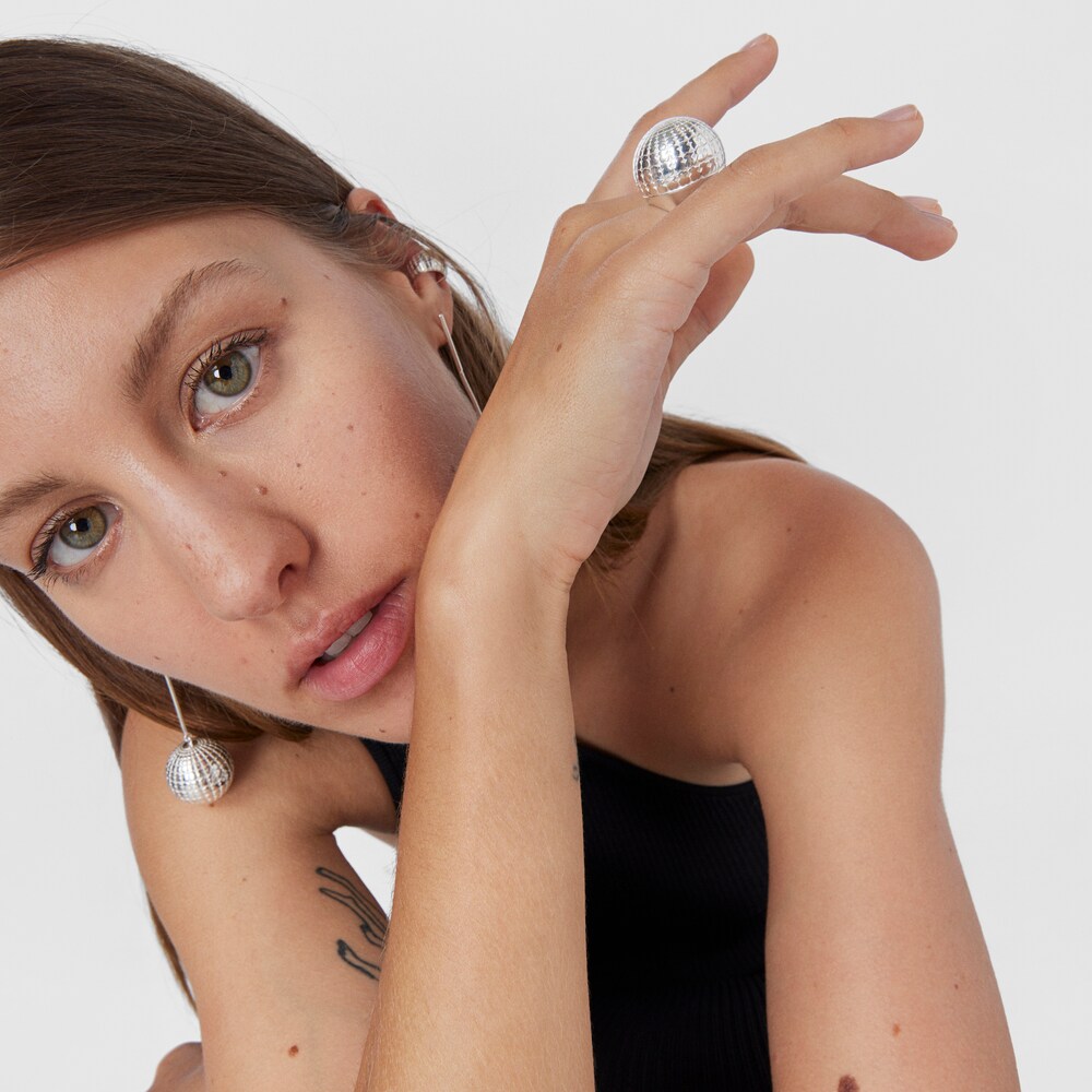 Anillo de plata Belinda X TOUS