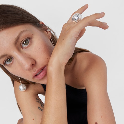 Anillo de plata Belinda X TOUS