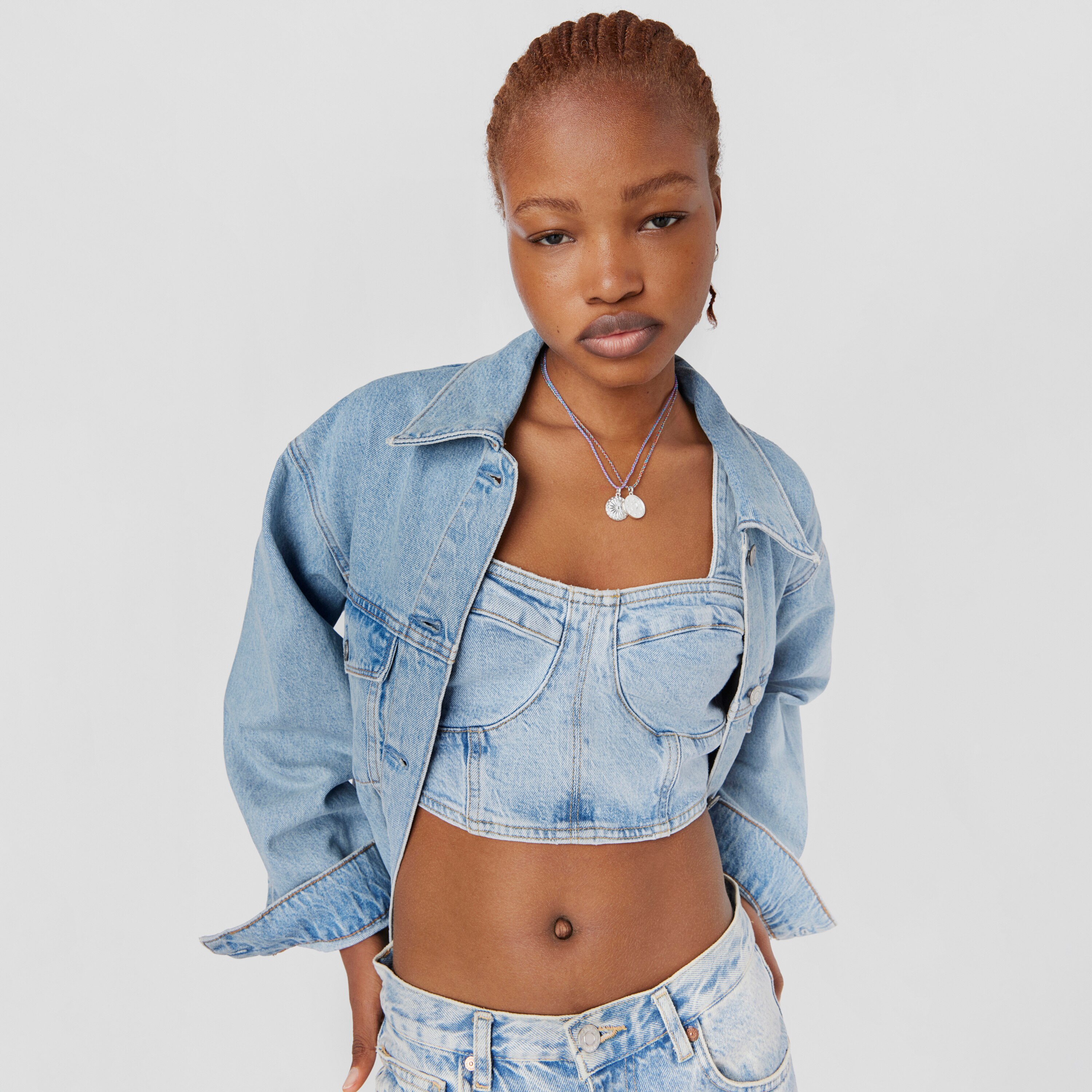 Silver crochet bear Medallion Efecttous