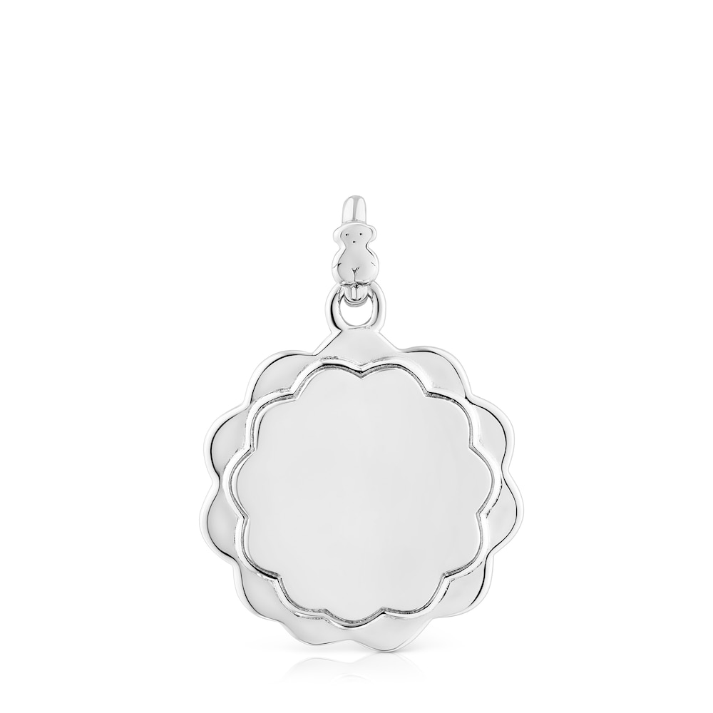 Silver floral Medallion Efecttous image number 0
