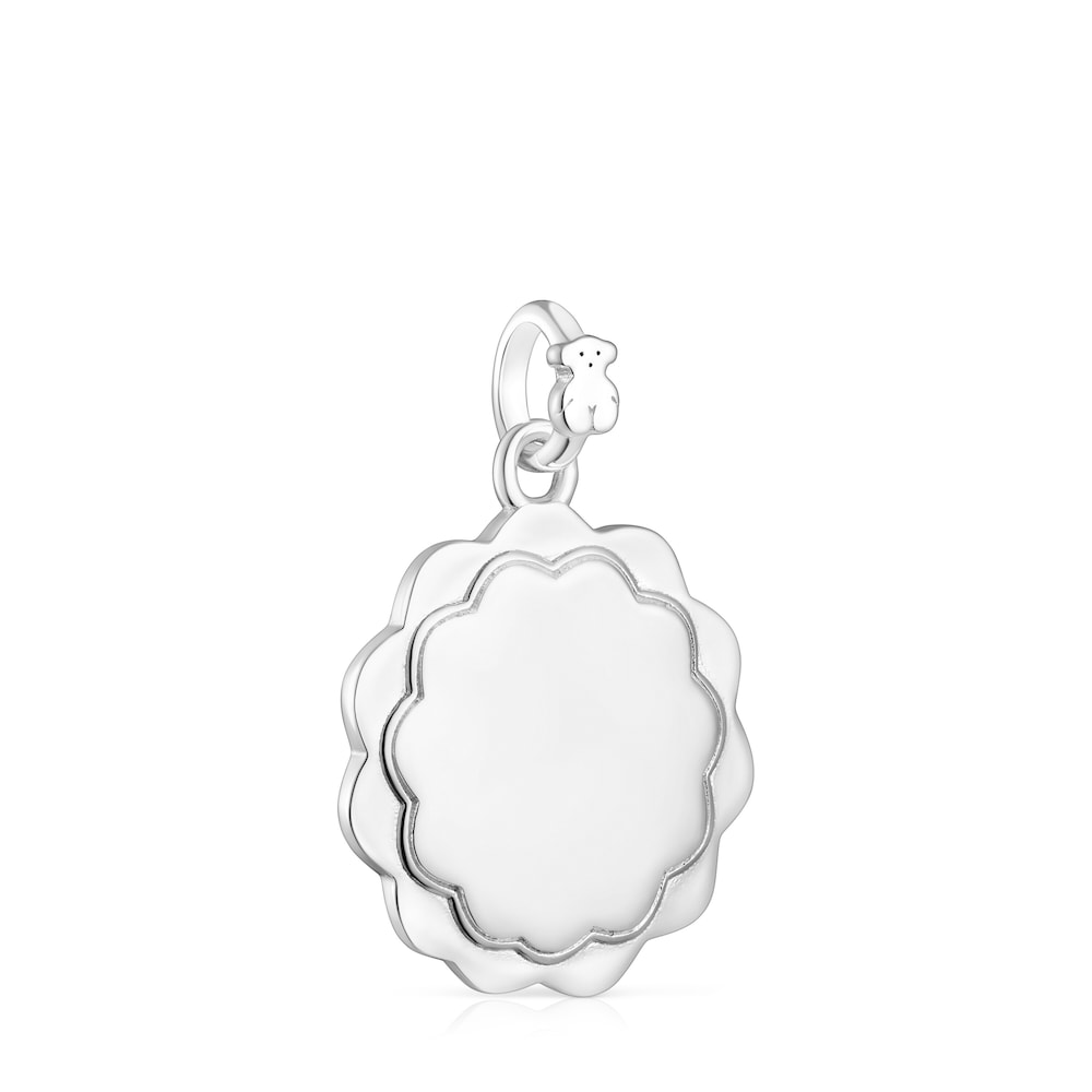 Silver floral Medallion Efecttous image number 1