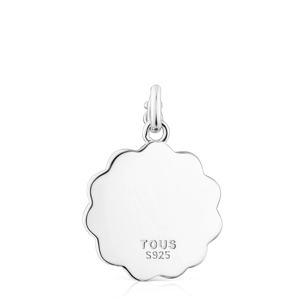 Silver floral Medallion Efecttous image number 3