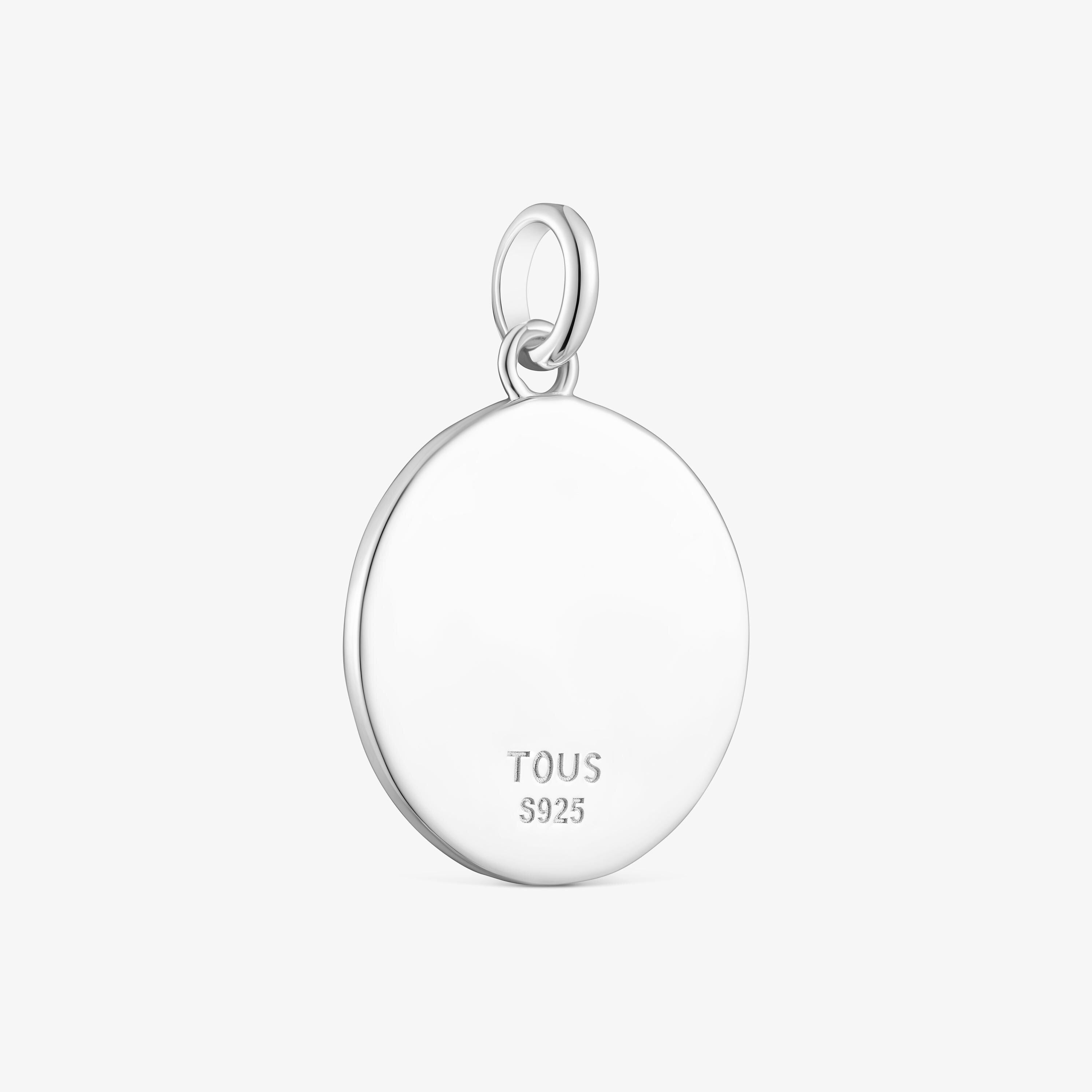 Silver sun and bears Medallion Efecttous